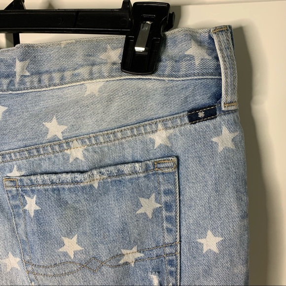 Lucky Brand The Cut Off Star Denim Shorts - Picture 9 of 14